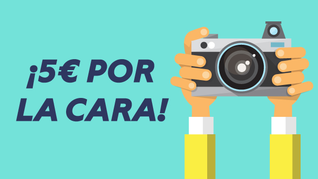  ¡5 por la cara!
