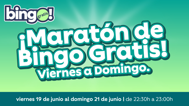 Maratón de Bingo Gratis de fin de semana