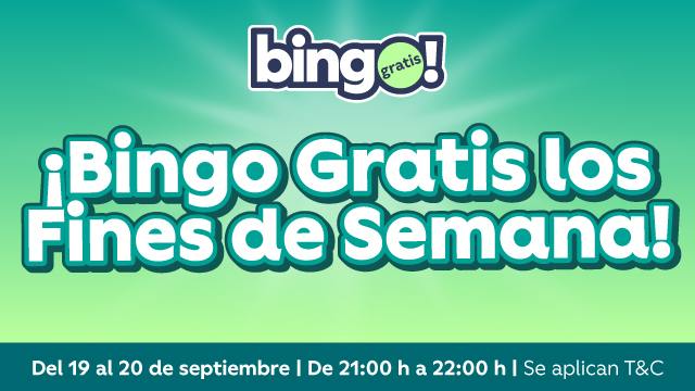 Bingo Gratis los Fines de Semana