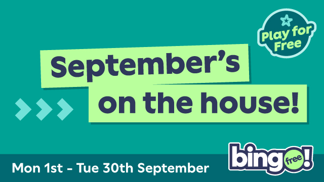 Septembers on the house!