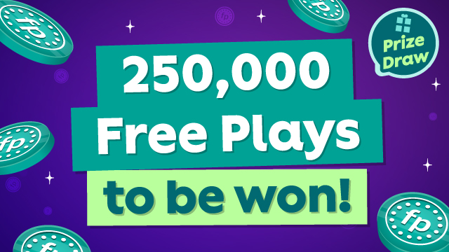 250,000 Free Plays to be won!